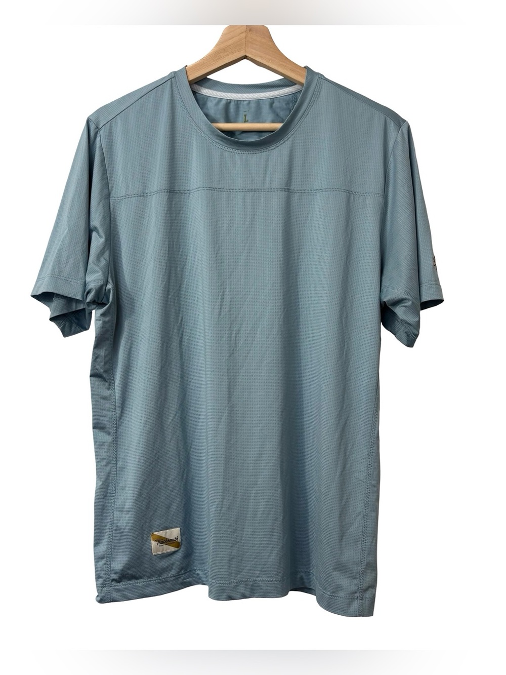 Tracksmith Stone Blue Active wear T Shirt Men’s Size Large